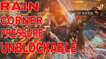 NEW INFINITE: RAIN UNBLOCKABLE CORNER PRESSURE SET UP: MK1 Rain (Jax) Mortal Kombat 1 #mortalkomat1