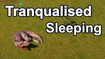 Tranquilised Dinosaurs Laying Down - JWE Modding [Mod Released]