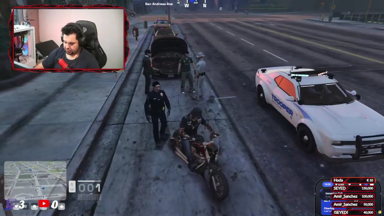 Amo Benji vared mishavad  +18 [Persian/Fa] Gtav Rolpaly [Galaxy Server ]