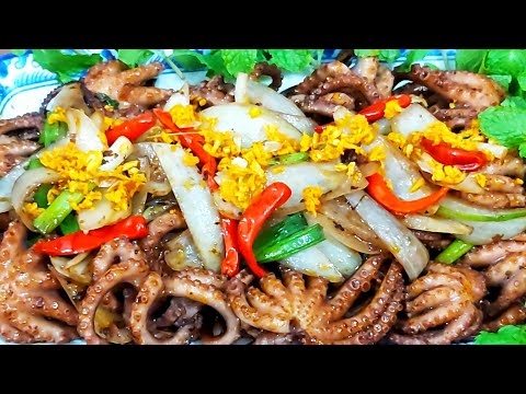 Video BẠCH TUỘC CHIÊN NƯỚC MẮM theo cách này ngon lắm ăn là... - youtube