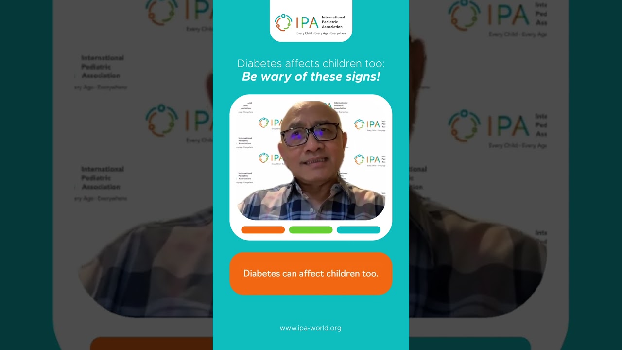 What are the signs and symptoms of diabetes in children?