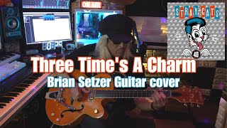 Three Time&#39;s A Charm  - Brian Setzer Guitar Cover - #briansetzer #straycats #rockabilly