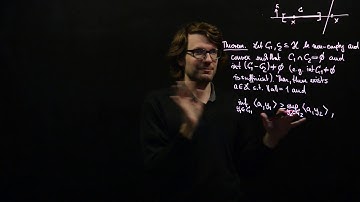 Separation IV: Proper separation of two convex sets