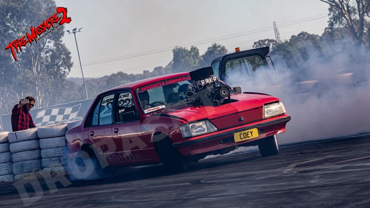 COEY laying down a tough round 1 skid at Tyre Massacre 2 