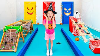 Nastya and friends - Halloween escape rooms thumbnail