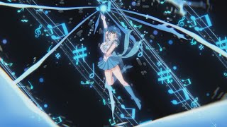 Sailor Mercury Crystal Power Transformation 、Speech & attack（Special effect ver.）Sailor moon eternal