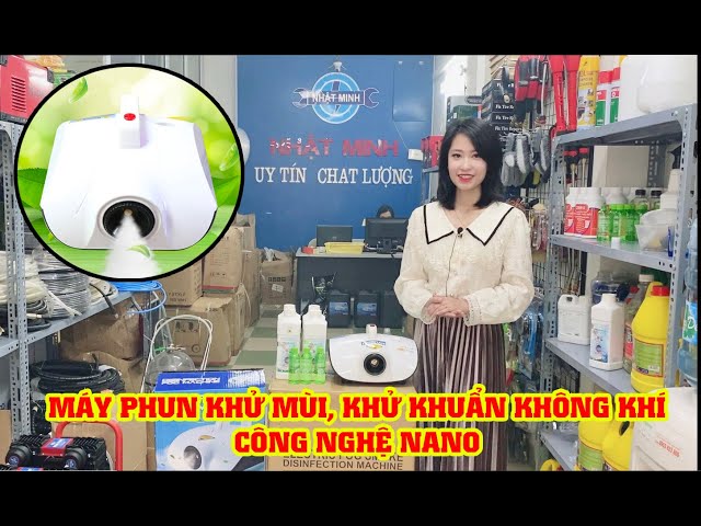 Máy phun khói khử khuẩn Nano Bạc hiệu quả cao, tiện lợi, diệt sạch 99% vi khuẩn