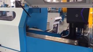full automatic tube cutting line double end deburring