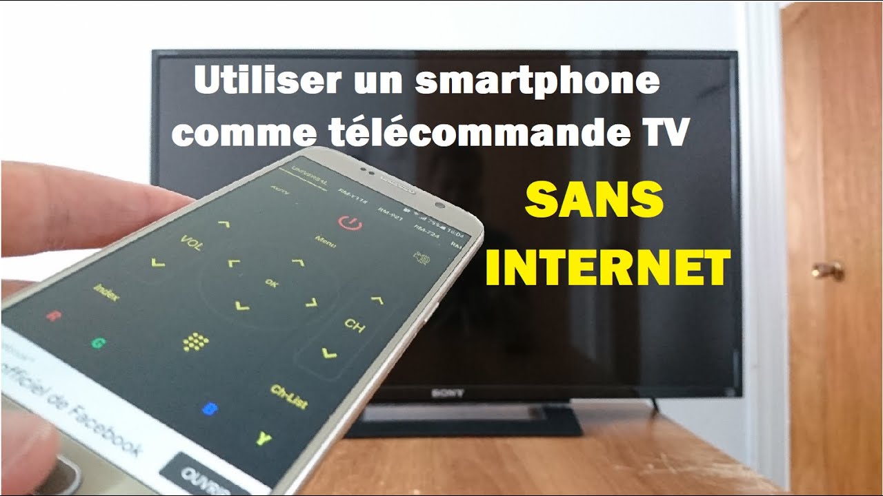 Comment avoir la télécommande TCL sur téléphone 