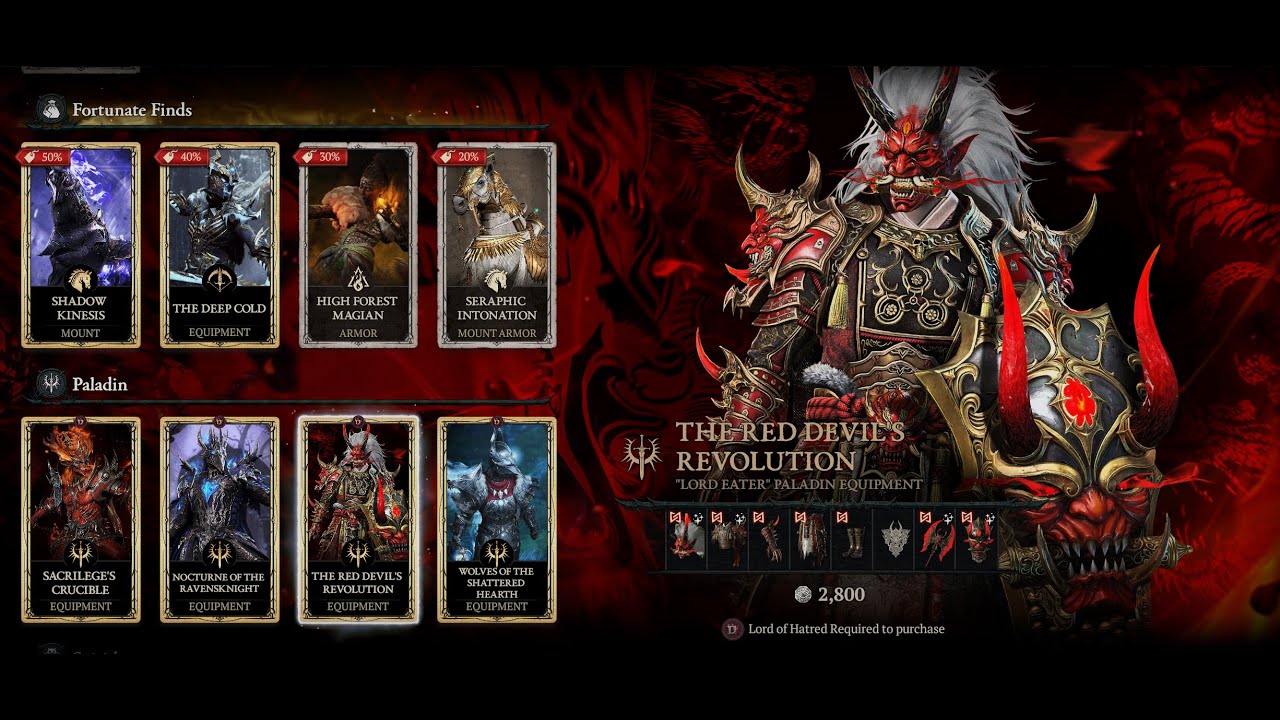 Diablo IV - Shop: The Red Devil's Revolution cosmetic