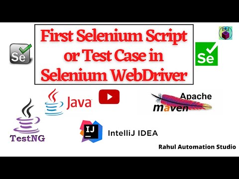 🔥First Selenium Script/Test