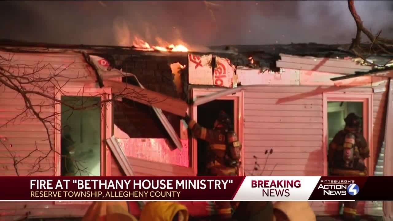 Fire at Bethany House Ministry in Reserve Township, Allegheny County ...