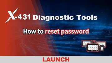 X-431 PAD9 LINK | How to reset password of your X-431 device | LAUNCH