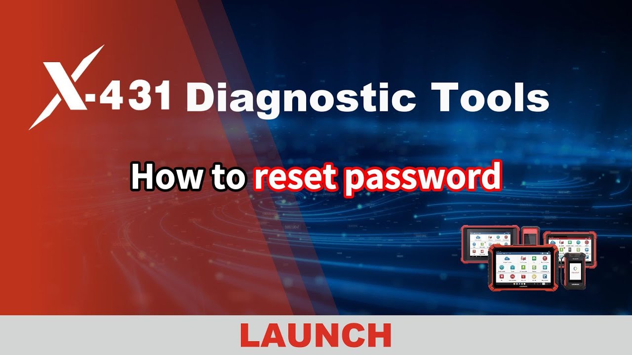 コンロン　一度メッセージ下さい X-431 PAD9 LINK | How to reset password of your X-431 device