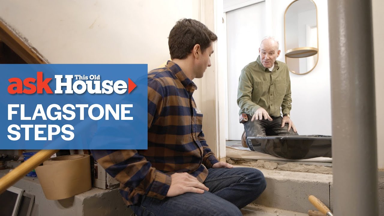 How to Repair Flagstone Steps Ask This Old House YouTube