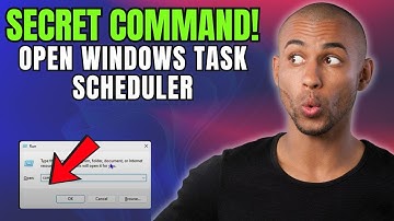 Secret RUN Command to Open Windows Task Scheduler on Windows 10/11