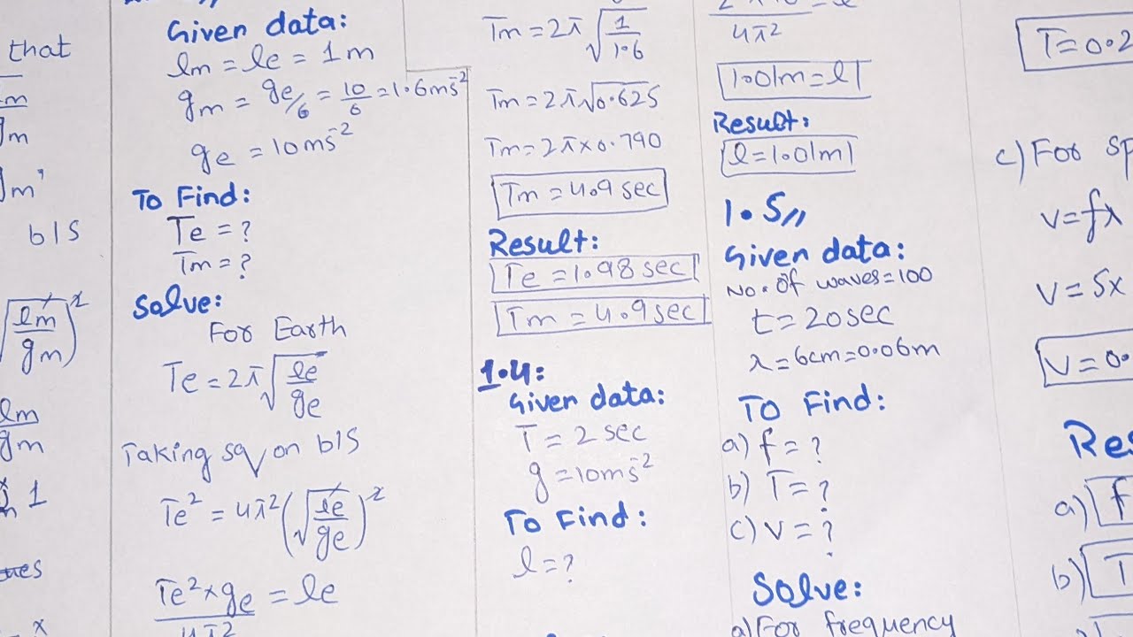 Physics Class 10 Numerical 1 2 YouTube physics-class-10-numerical-1-2-youtube