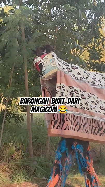 Kreatif Sekali Kepala Barongan dari Magicom/Alat menanak Nasi yg sudah TDK terpakai 👍 #fyp #barongan