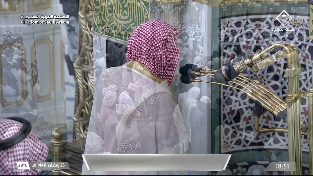 صلاة المغرب للشيخ علي الحذيفي 25 رمضان 1446هـ
