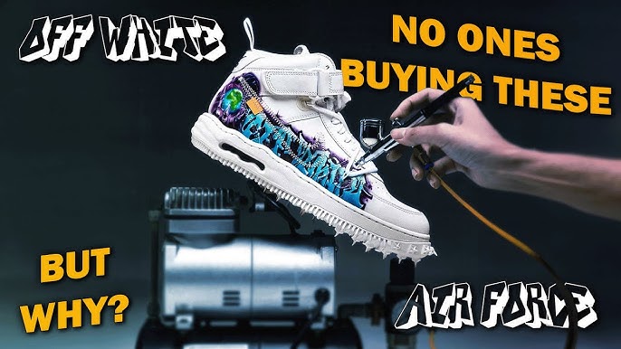 Off-White™ x Nike Air Force 1 Mid Graffiti Detailed Look