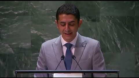 Youth Keynote at UN HLPF 2024 | Dr. Sameh Kamel (IMCS Pax Romana & MGCY)
