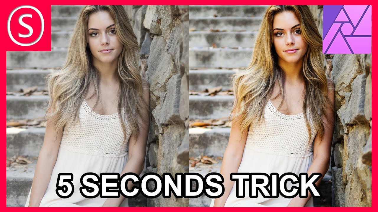 5 DIRTY TRICKS – for Affinity Photo  // Easy & Fast results