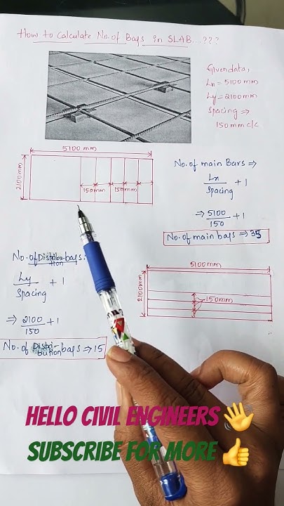 How To Calculate No of BARS In SLAB civil construction how-to-calculate-no-of-bars-in-slab-civil-construction