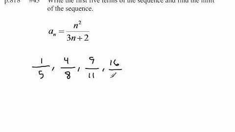 PreCalculus Chapter 11 p.818 #43