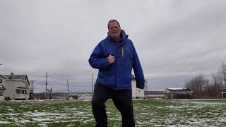 Guy Doing the Tornado Siren Then Being Chased by Dogs