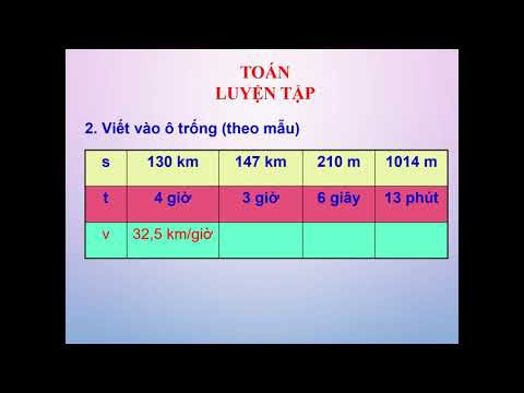 Toán Khối 5 Phần 4 Tuần 26 Từ 4/5/2020 - 8/5/2020