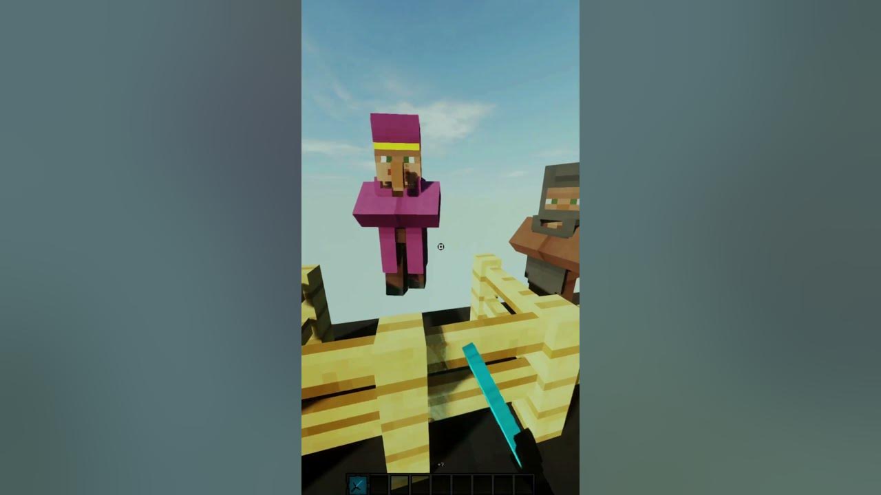 Can Villagers SURVIVE shorts minecraftshorts short minecraft YouTube