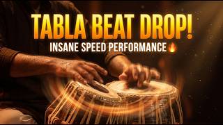TABLA BEAT DROP! 🔥 Insane Speed Performance | Solo Tabla 4K Rhythm ⚡ Fastest Solo Tabla Performance
