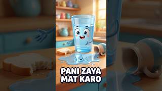 Pani Zaya Mat Karo 💧 | Talking Glass | Islamic Kids Moral Story