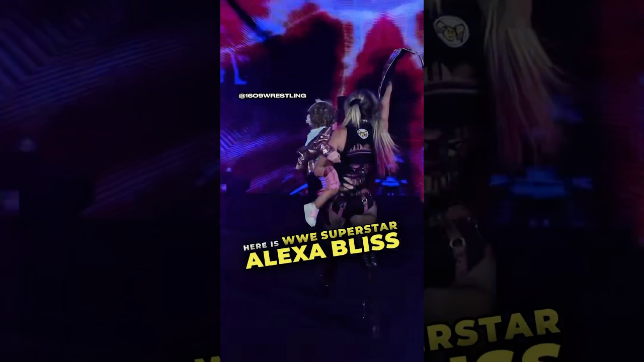 Alexa Bliss With Her Daughter In Attendance During A Recent WWE Show In Manchester 