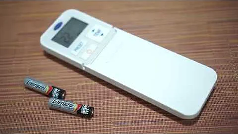 How To - Change the battery of an Air Conditioner remote control?
