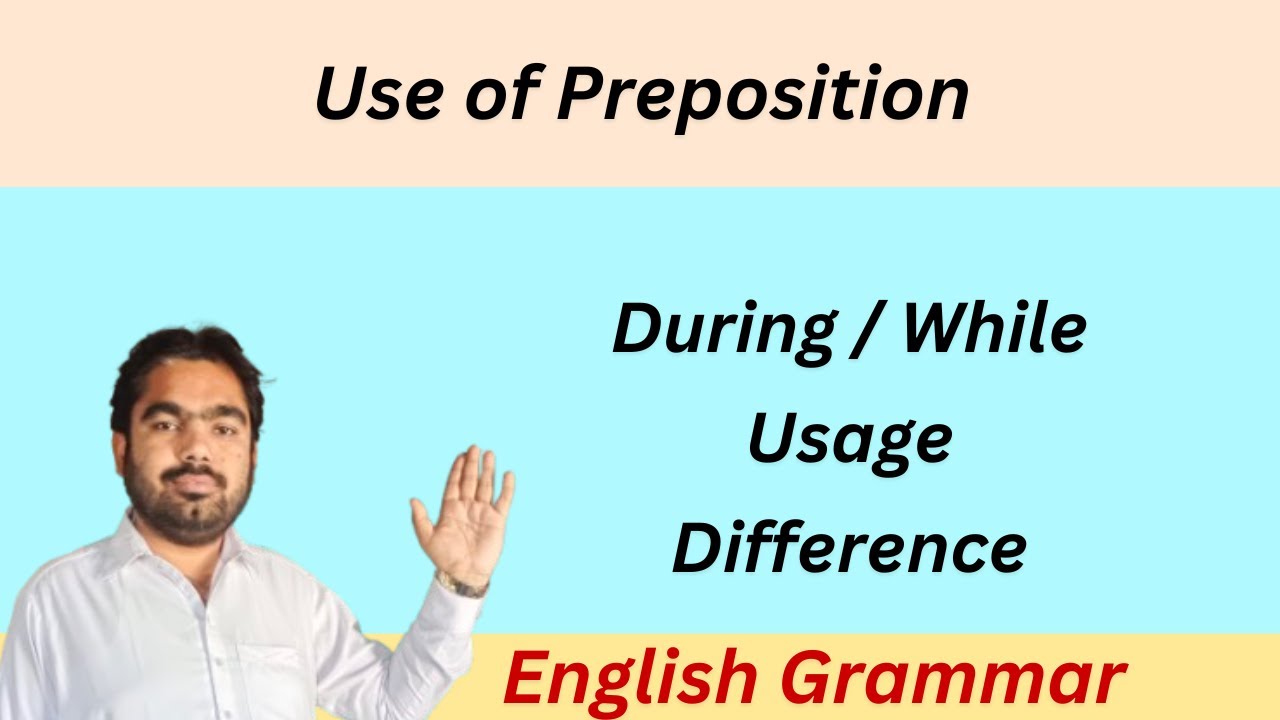 Use of WHILE & DURING Preposition Conjunction Basic English Grammar STS NTS FPSC SPSC IBA Entry Test