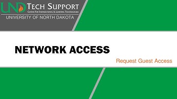 Network Access: Request Guest Access