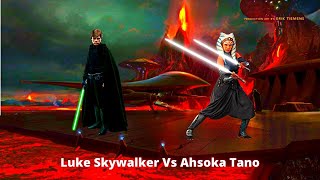 SW Fantasy Battles: Luke Skywalker Vs Ahsoka Tano