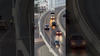 Pm Narendra Modis Convoy In Muscat Oman