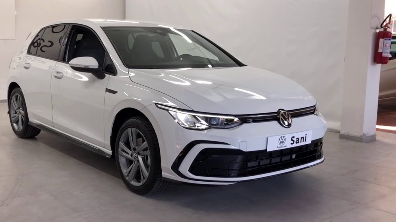 NUOVA GOLF 8 RLINE 2.0 TDI 150 CV DSG ,PURE WHITE con mirror pack e side assist. YouTube NUOVA GOLF 8 RLINE 2.0 TDI 150 CV DSG ,PURE WHITE con mirror pack e side assist. YouTube