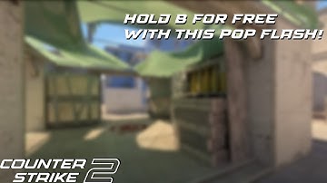 EASIEST Mirage pop flash GUARANTEES you hold B Site in CS2