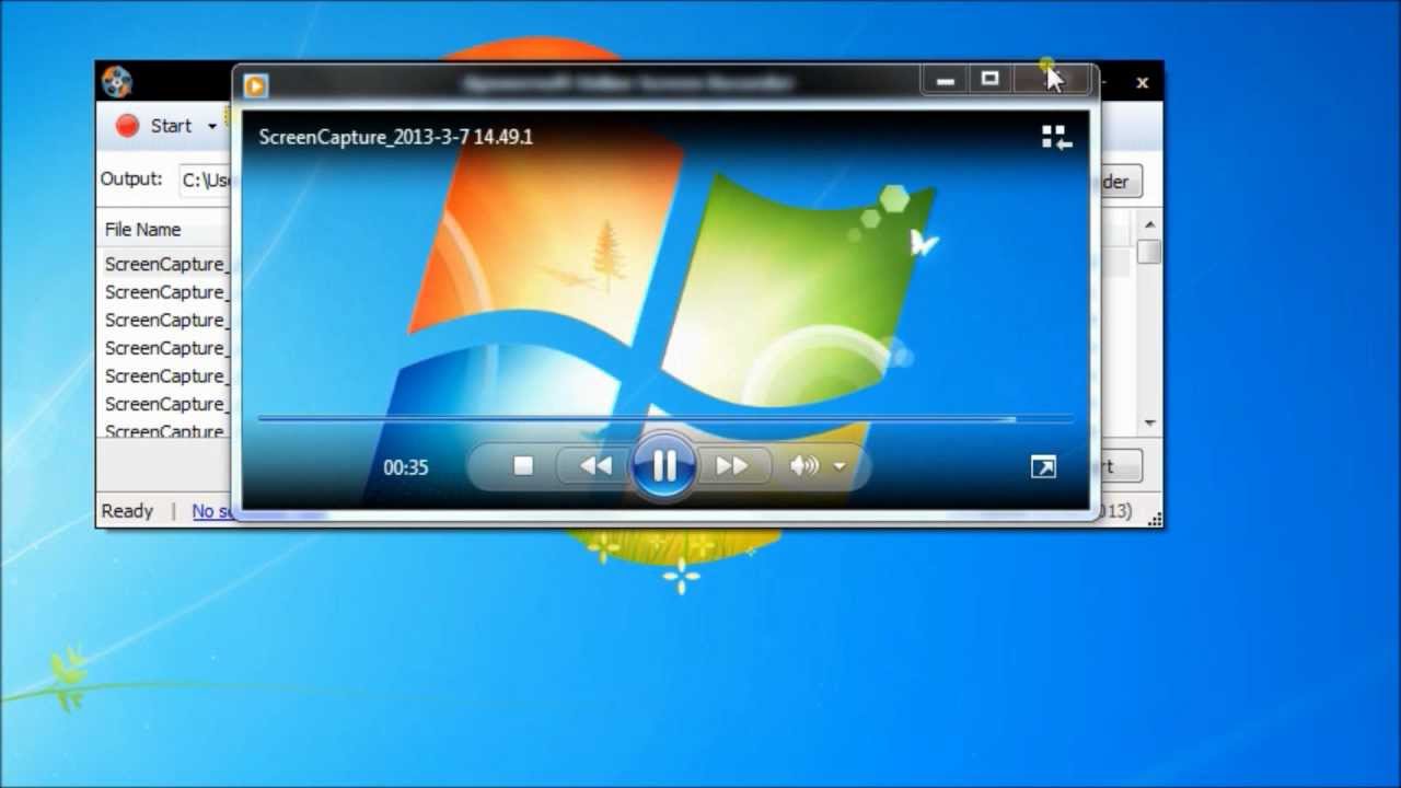 Free windows 7 HD screen recorder YouTube