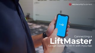 Quick & Easy Way to Connect LiftMaster Garage Door Opener to WiFi with myQ app #smarthome #myq