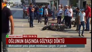 Oğlunun Başında Gözyaşı Döktü
