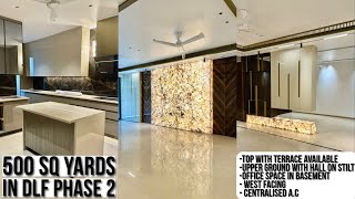 500 Sq Yards Top with Terrace & Office Space in Basement Luxury Floor in Dlf Phase 2 Gurgaon