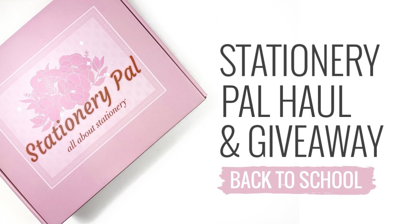Stationary Pal Back To School Haul & Giveaway 2022 ‼️Closed ‼️ YouTube
