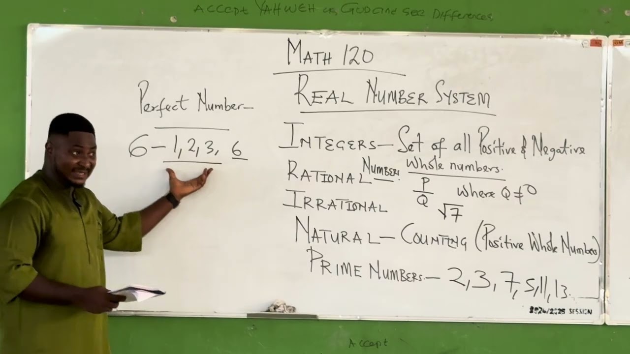 REAL NUMBER SYSTEM, INTERVALS AND ABSOLUTE VALUE OF A VARIABLE 