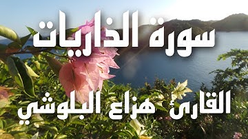 سورة الذاريات للقارىء هزاع البلوشي