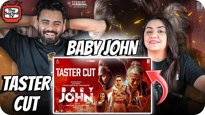 Baby John - Taster Cut | Atlee , Jackie Shroff | 25th Dec | The Sorted Reviews