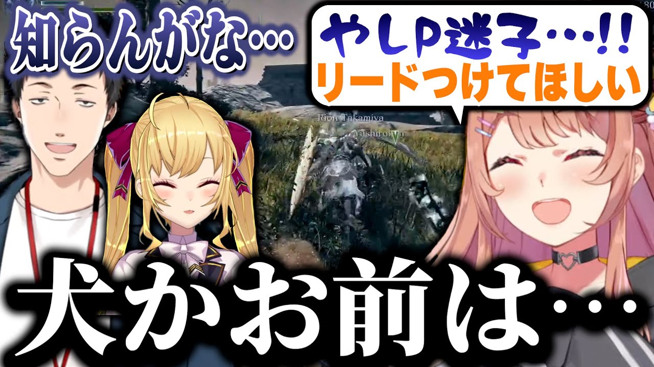 同行していたはずが迷子になりやしきずに助けを求めるも呆れられる本間ひまわり【ELDEN RING NIGHTREIGN/社築/鷹宮リオン/にじさんじ】